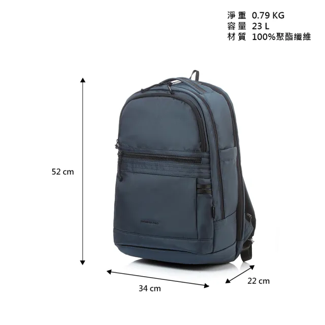 【Samsonite RED】SEMLIN 個性休閒環保筆電後背包15.6吋(多色可選)