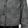 【ALLSAINTS】REMY 細緻羊皮復古寬鬆麂皮外套皮衣 WL586Z(舒適版型)