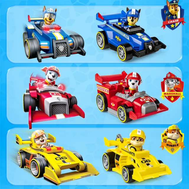 【paw patrol 汪汪隊立大功】極速賽車救援系列音效迴力車(汪汪隊立大功卡通特別篇:極速賽車救援主題)