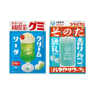 【IDEA】昭和懷舊軟糖   哈密瓜冰淇淋蘇打味/青蘋果蘇打味(35g~40g)