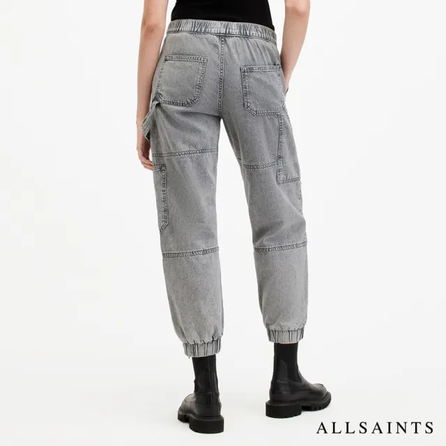 【ALLSAINTS】MILA 高腰直筒工裝牛仔褲-灰 W061TA(直筒版型)