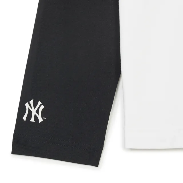 【MLB】女版長袖T恤 Varsity系列  紐約洋基隊(3FTSV1143-50BKS)