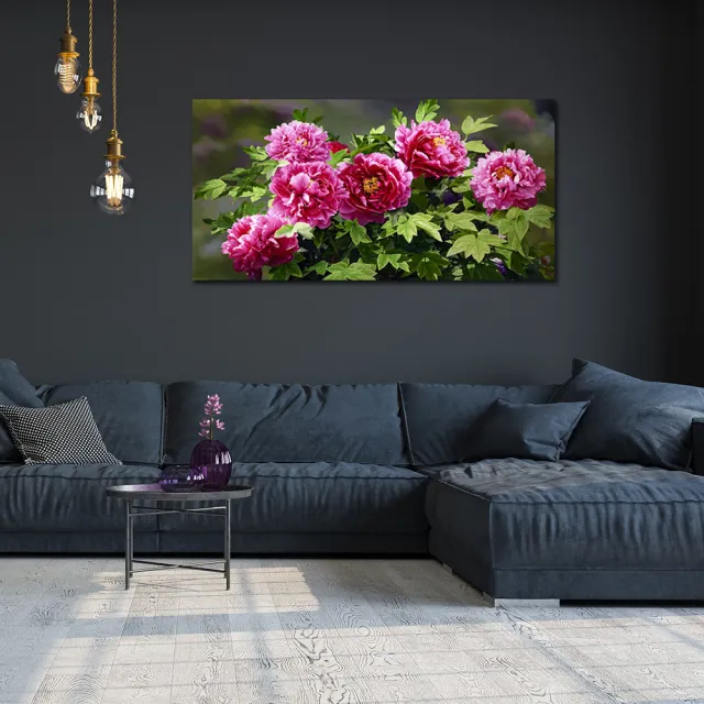 【御畫房】花開富貴 國家一級畫師手繪油畫60×120cm(VF-61)