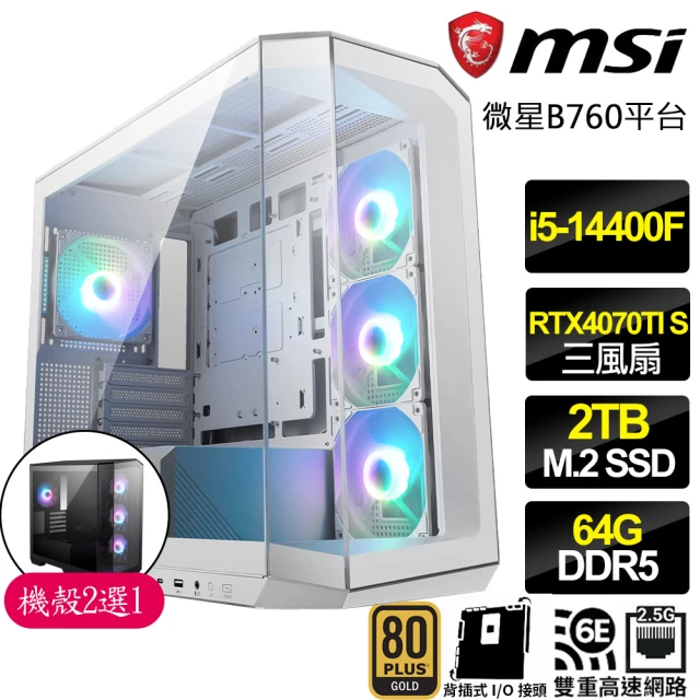 微星平台 i5十核 RTX4070TI SUPER 3X{大