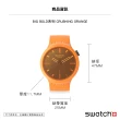 【SWATCH】BIG BOLD 系列手錶 CRUSHING ORANGE 男錶 女錶 手錶 瑞士錶 錶(47mm)