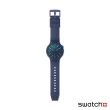 【SWATCH】Swatch BIG BOLD 系列手錶 INDIGO GLOW 男錶 女錶 手錶 瑞士錶 錶(47mm)