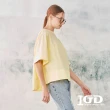 【IGD 英格麗】速達-網路獨賣款-素面圓領短袖上衣(黃色)