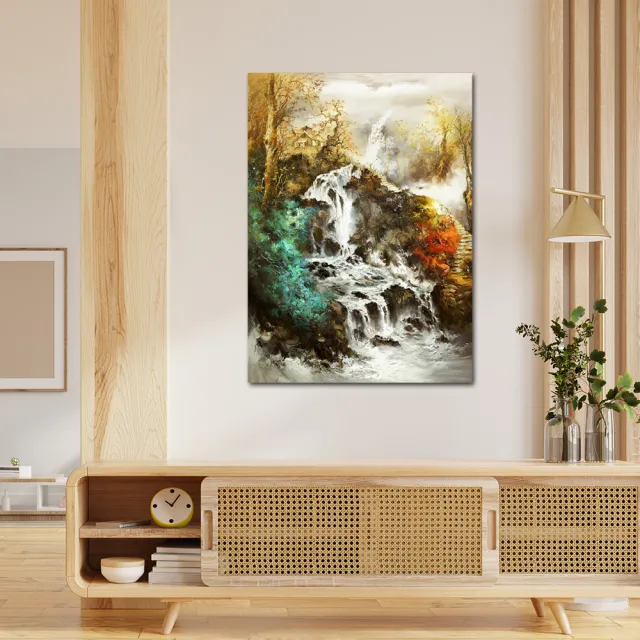 【御畫房】山水印象 國家一級畫師手繪油畫60×90cm(VF-96)