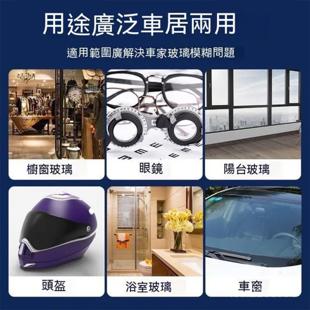 【汽機精品】汽車去油膜清潔劑 5入組(去除油膜/便捷洗淨/用途廣泛)