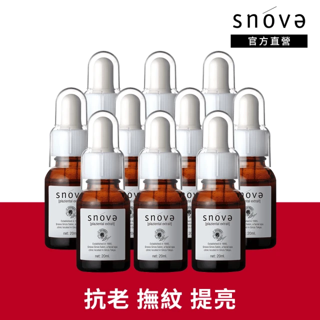 即期品 SNOVA 絲若雪滋潤養膚組(精華液20mlx1+乳