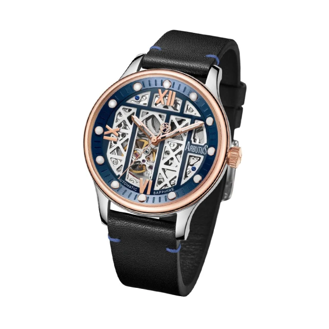 COACH COACH 美國頂尖精品經典大三眼造型皮革腕錶-