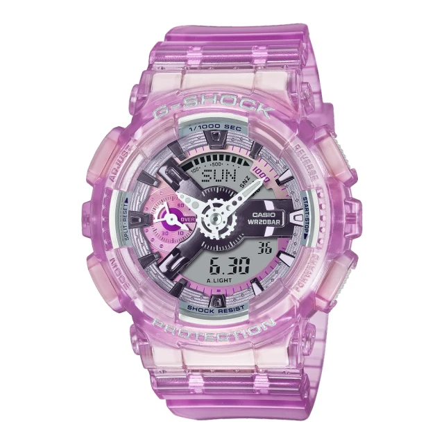 CASIO 卡西歐 G-SHOCK科幻領域雙顯錶(GMA-S110VW-4A)