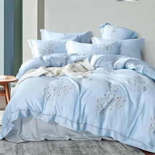 【Betrise】植萃系列100%奧地利天絲八件式鋪棉兩用被床罩組-贈抗菌冰涼枕墊X2(雙/加/特/多款任選)