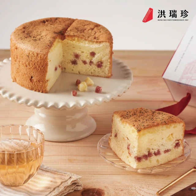 【洪瑞珍】珍嬤古早味蛋糕1入(每個300g共1盒 台灣伴手禮 生日蛋糕)