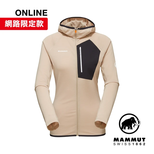 Mammut 長毛象 Aenergy Light ML Hooded Jacket W 超輕量保暖連帽外套 薩凡納褐/黑 女款 #1014-05550