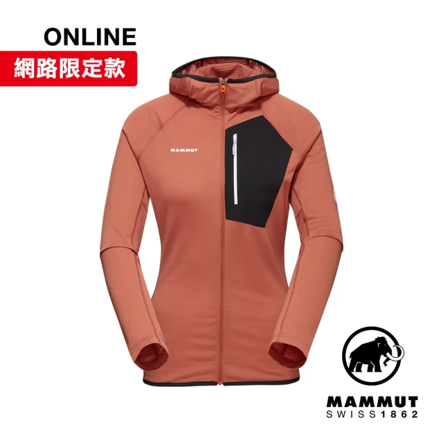 Mammut 長毛象 Aenergy Light ML Hooded Jacket W 超輕量保暖連帽外套 磚紅/黑 女款 #1014-05550