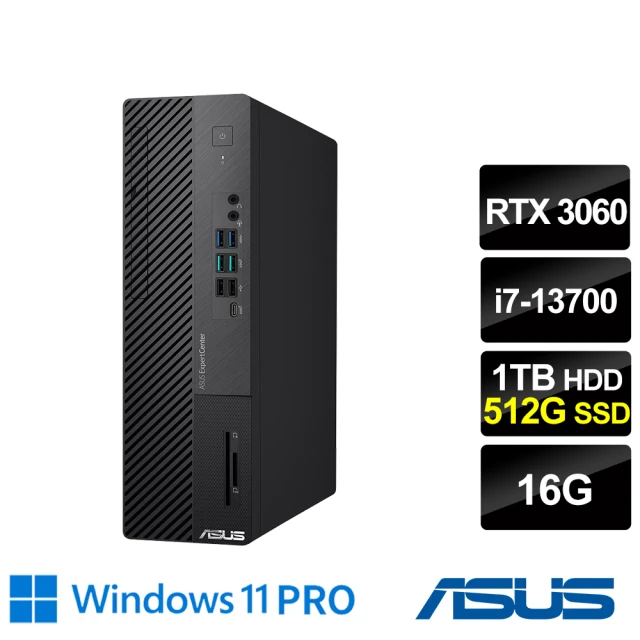 【ASUS 華碩】i7 十六核商用電腦(D700ME/i7-13700/16G/1TBHDD+512GSSD/WIN11P)