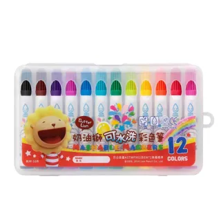 【SIMBALION 雄獅文具】12色 水洗彩色筆  BLW-12(禮物 畫畫 美術 兒童)