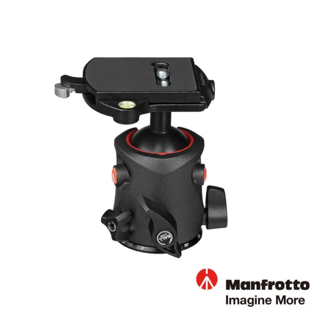 【Manfrotto 曼富圖】055 鎂合金雲台 RC4 MH055M0-RC4(公司貨)