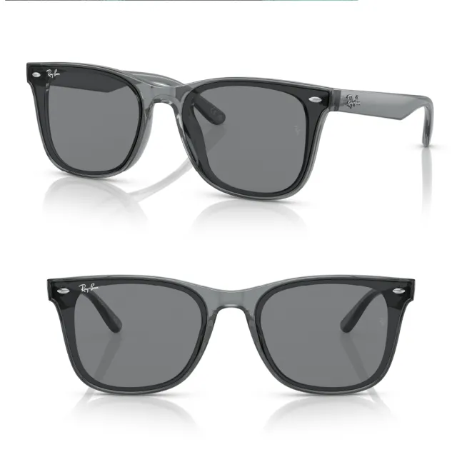 【RayBan 雷朋】RB4391D 大鏡片膠框太陽眼鏡(RB4391D 601/87、 645087、 601/93 多款選擇)