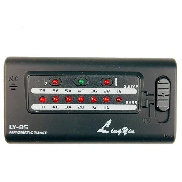 【JYC Music】嚴選 LY-85 便攜式調音器-具備6.3接口 /各種樂器通用/加贈三好禮