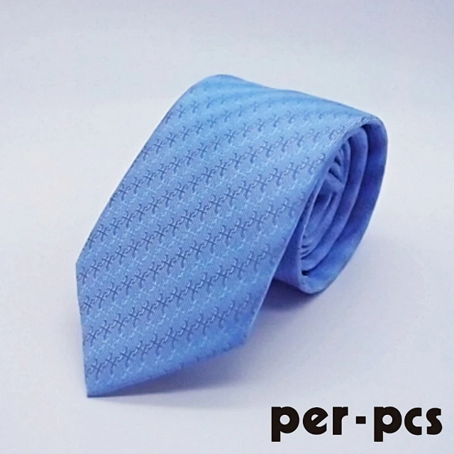 【per-pcs 派彼仕】英式優雅織紋質感領帶_迷霧藍(PW3012)