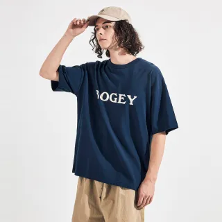 【Munsingwear】企鵝牌 男女款藏青色BOGEY MAN系列純棉美式休閒印花圓領T-Shirt  MGTP2C04