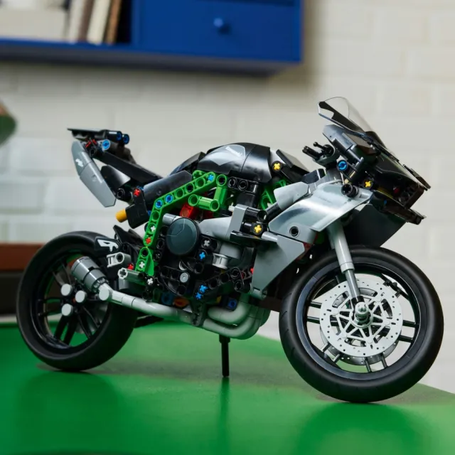 【LEGO 樂高】科技系列 42170 Kawasaki Ninja H2R Motorcycle(川崎重機 模型)