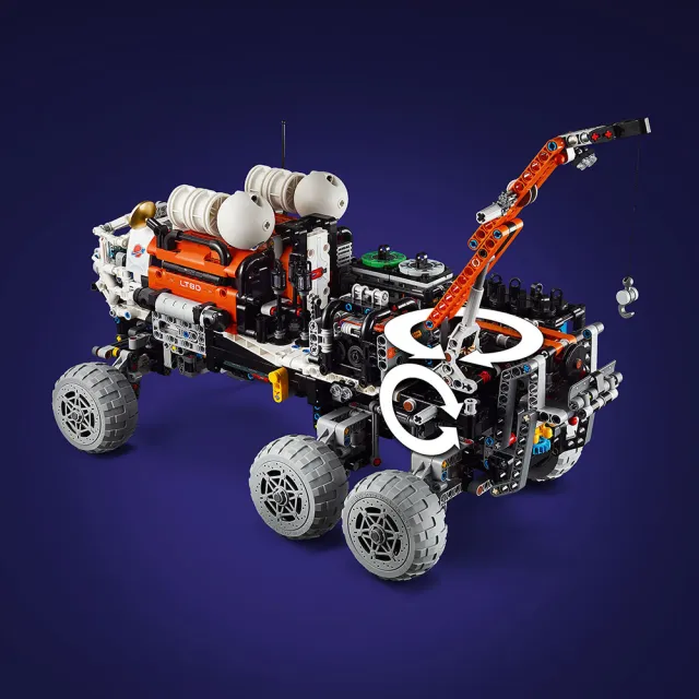 【LEGO 樂高】科技系列 42180 火星船員探測車(STEM科學教育 模型)