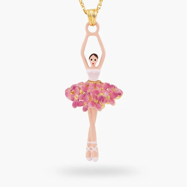 【Les Nereides】芭蕾舞伶-杏桃粉項鍊