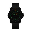 【LUMINOX 雷明時】雷明時海豹部隊機械錶黑面灰計時圈 瑞士錶(灰色橡膠CTF錶帶46mm)