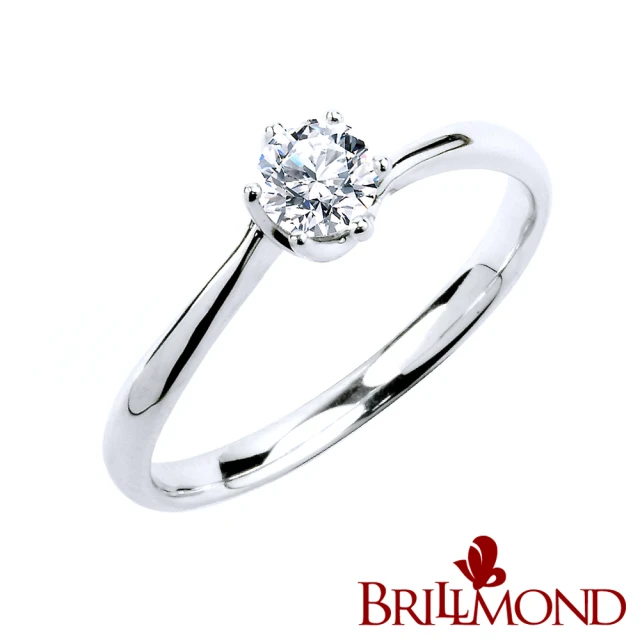 BRILLMOND JEWELRY GIA 30分 D/VVS1 PT950鉑金 鑽戒 擁愛(D/VVS1 3EX PT950鉑金台)