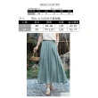 【UniStyle】棉麻半身裙 原創款高腰復古 女 FA6253(淺松綠)