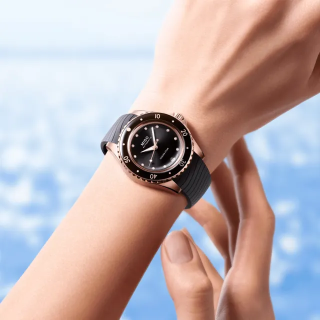 【MIDO 美度】OCEAN STAR 海洋之星 60年代風格 潛水機械腕錶 母親節 禮物(M0262073705600)