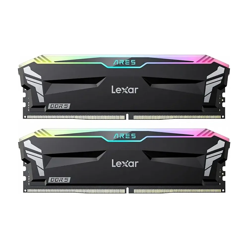 【Lexar 雷克沙】Ares RGB 系列 DDR5 6800 32GB 桌上型超頻記憶體(16G X 2)