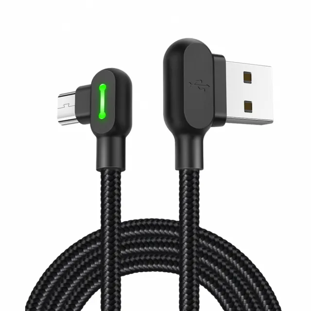 【Mcdodo麥多多】USB to Type-C/MicroUSB 雙彎頭90度 50cm充電傳輸線