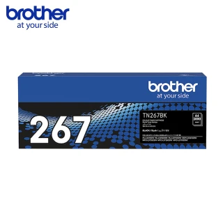 【brother】TN-267 BK 原廠高容量黑色碳粉匣 適用 L3270CDW L3750CDW(同 TN-263)