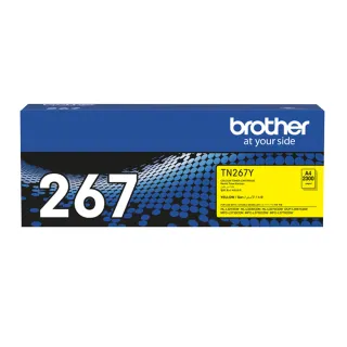 【brother】TN-267 Y 原廠高容量黃色碳粉匣 適用 L3270CDW L3750CDW(同 TN-263)