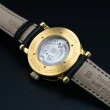 【GLASHUTTE】格拉蘇蒂．莫勒M1-44-03-LB 限量黃金月相 TEUTONIA IV MOONPHASE GOLD(月相錶 機械錶)