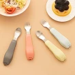 【A.Brolly 亞伯尼】秒食行動餐具2件組(304不鏽鋼湯匙+叉子)