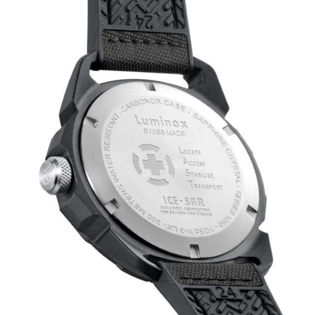 【LUMINOX 雷明時】ICE-SAR Arctic 冰島搜救隊聯名腕錶 瑞士錶(46mm  海軍藍 / 1053)