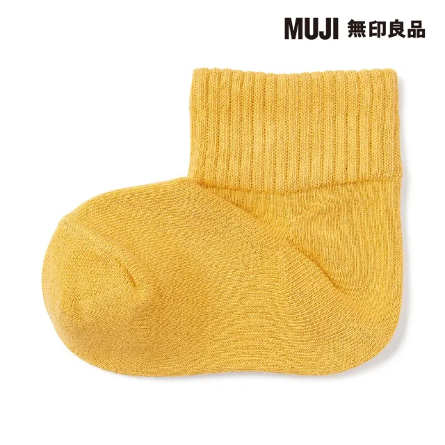 【MUJI 無印良品】兒童棉混直角短襪(共6色)