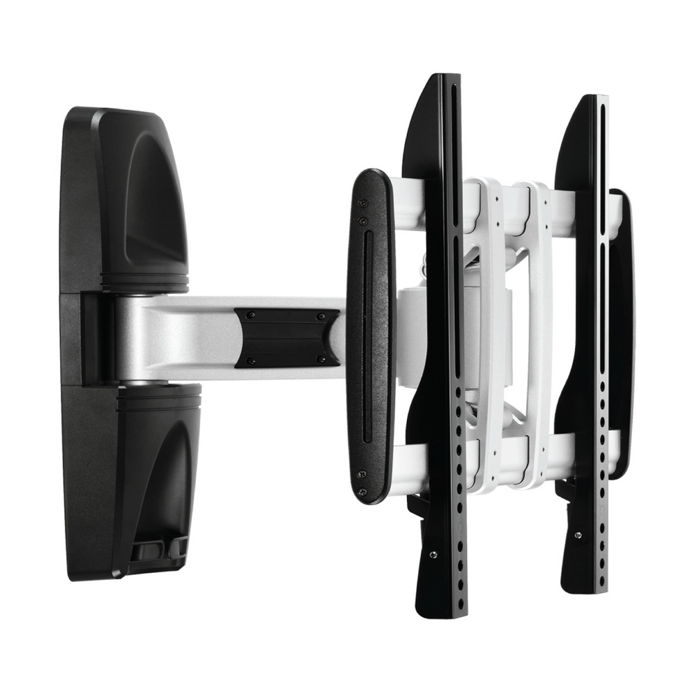 HE H140AR 懸臂式電視壁掛架，專為27吋至70吋電視設計，適用奇美、BENQ、SONY、LG、VIZIO、聲寶、東元、大同、三星、三洋、夏普、東芝、鴻海等品牌。採用鋁合金與中鋼鋼材，防鏽烤漆銀色系外觀，最大承重45kg，VESA 400x400以內安裝孔位。產品尺寸470 x 422 x 323 mm，產地臺灣，保固4年以上，提供穩定安全懸臂式支撐，適合居家娛樂空間最佳化。