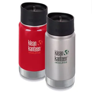 【Klean Kanteen】送水壺套!! 12oz/355ml 正食品級18/8 寬口雙層不鏽鋼保冷保溫瓶水壺/可利鋼瓶(K12VWPCC)