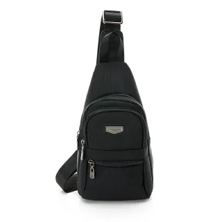 【Kinloch Anderson 金安德森】Ternence 多隔層單肩包(霧黑)