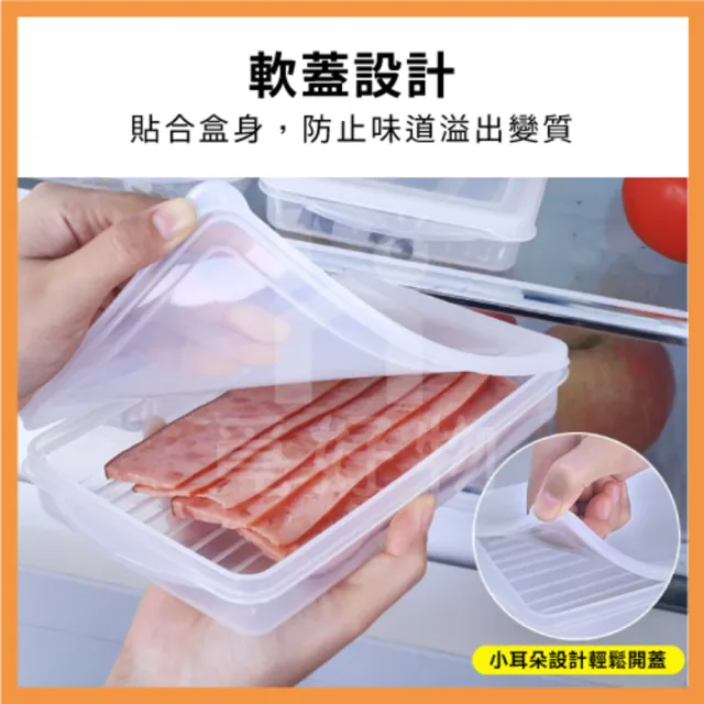 【Ho覓好物】Sanada  肉片收納盒 肉片分裝盒 日本製(箱收納盒 保鮮盒 冷凍保鮮盒 冰箱盒)