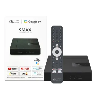 【SVICLOUD 小雲】4K GoogleTV旗艦語音電視盒(9MAX 機上盒/智慧盒/小雲/看劇)