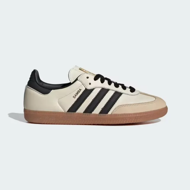 【adidas 愛迪達】SAMBA OG 運動休閒鞋(ID0478 ORIGINALS 休閒鞋 奶油色)