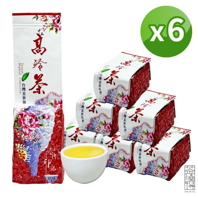 xiao de tea 茶曉得 台灣特選清新甜水烏龍茶葉(150gx6包-1.5斤)