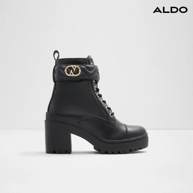 ALDO FARERENDAR-精緻兼具設計感厚底中筒靴-女靴(黑色)